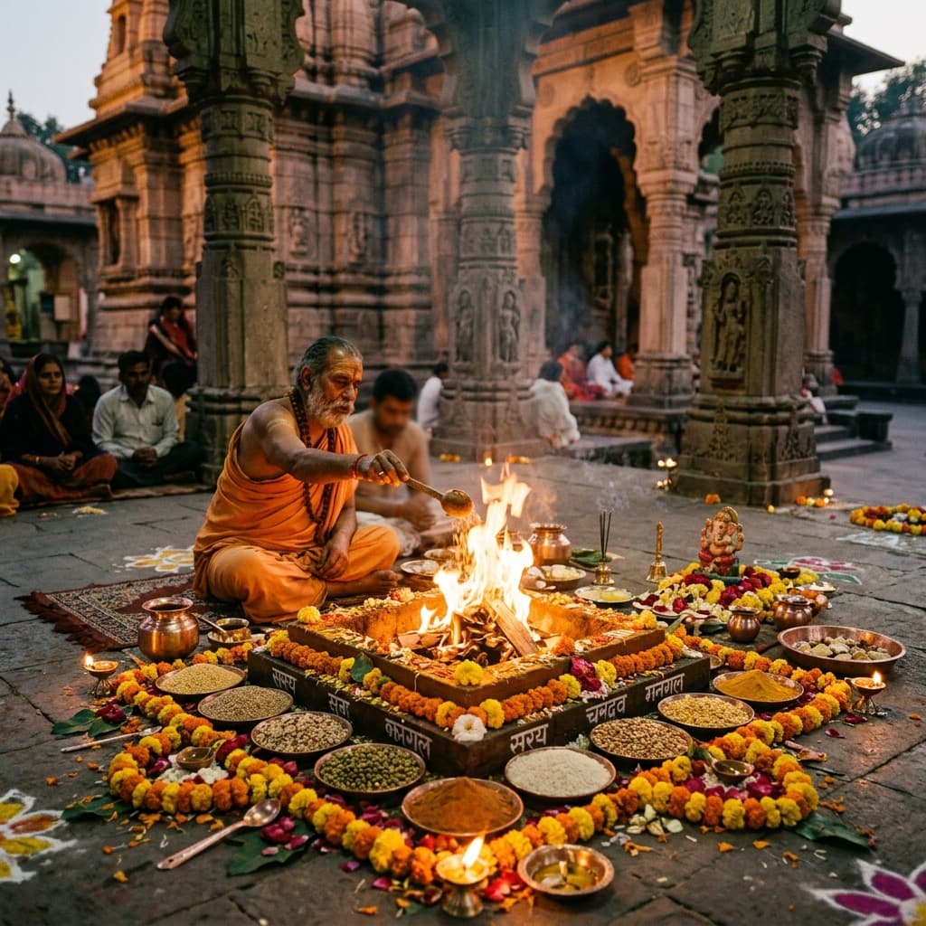 नवग्रह शांति पूजा क्या है? उज्जैन में नवग्रह शांति पूजा की विधि, लाभ और महत्व