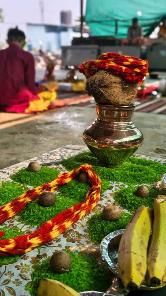Puja Kalash Setup